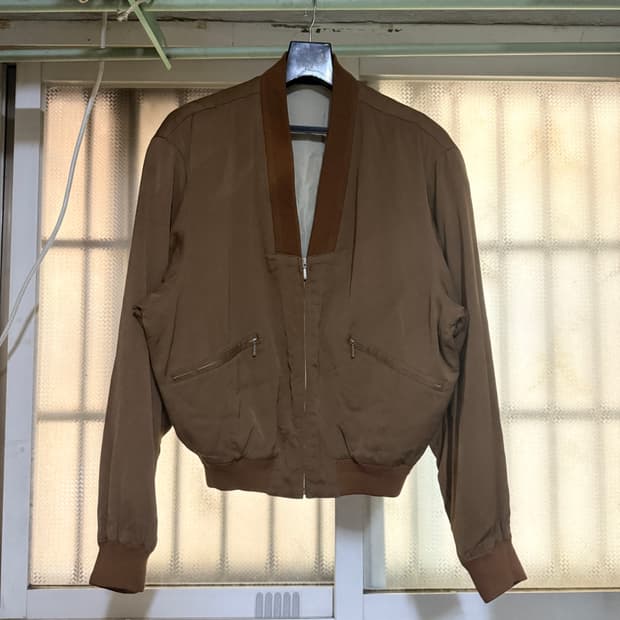 빈티지 DOMON 자수 봄버 자켓