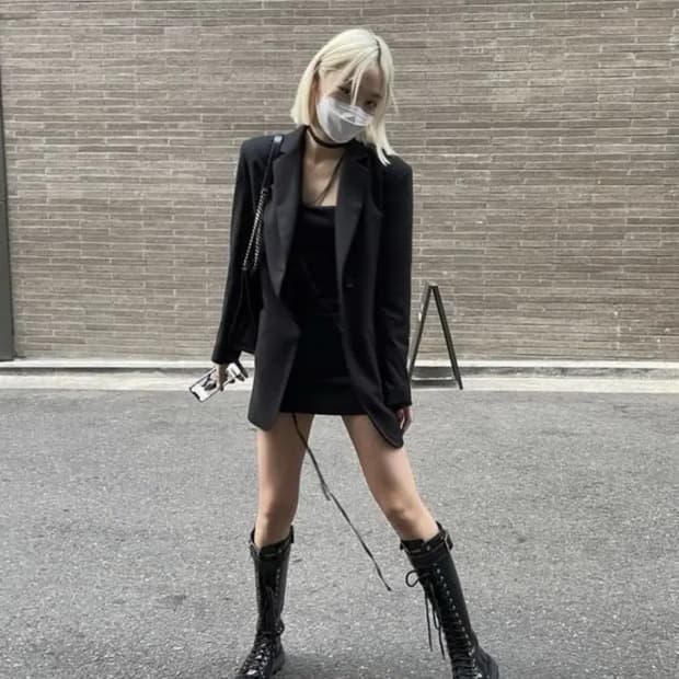 보헤미안서울 로프 원피스 s