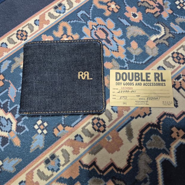 RRL 데님 빌포드 지갑