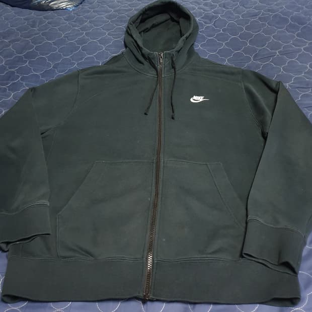 나이키 NSW클럽 후드집업 블랙 (L)