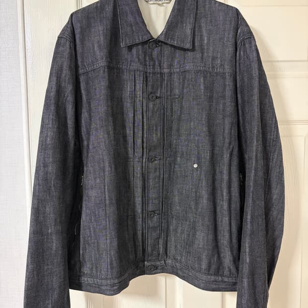 (L) 헤리티지 플로스 데님 트러커 자켓 블랙