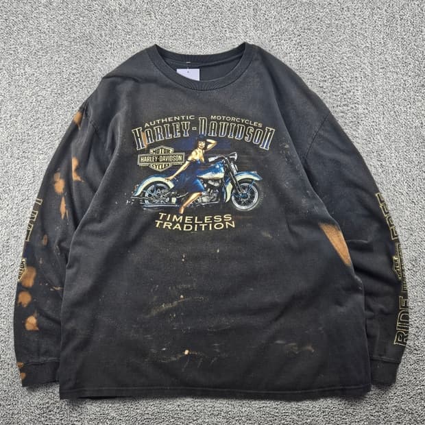 할리데이비슨 벨모어 타임리스 트레디션 롱슬리브 (XL추정) / 11524