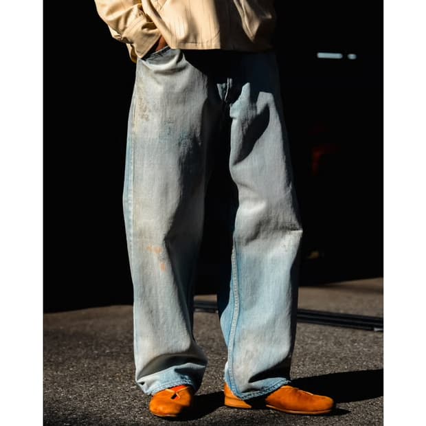 안셀름 ancellm selvedge straight pants