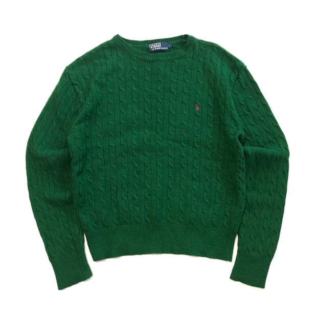 폴로랄프로렌 꽈배기 니트