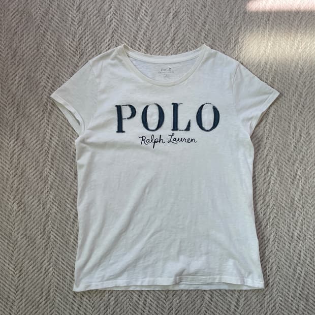 Polo 폴로 랄프로렌 디스트로이드 로고 반팔티셔츠 