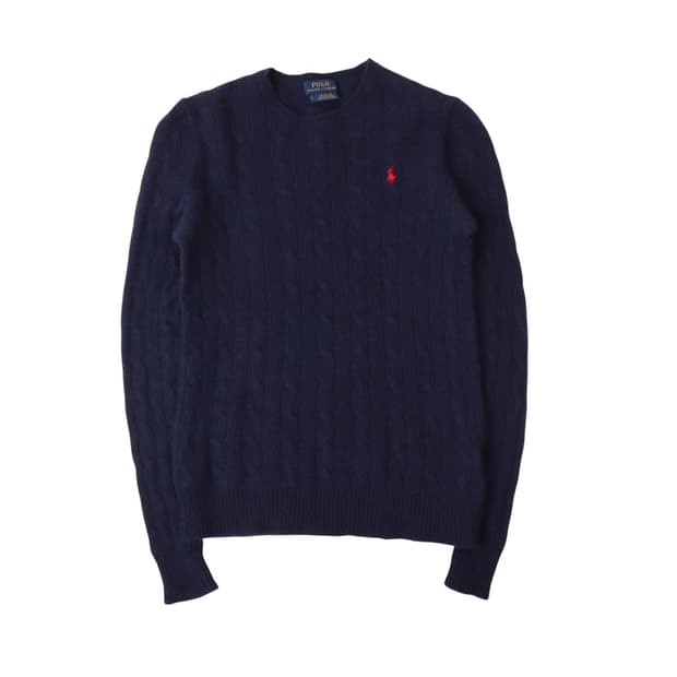폴로 랄프로렌 네이비 울 캐시미어 니트