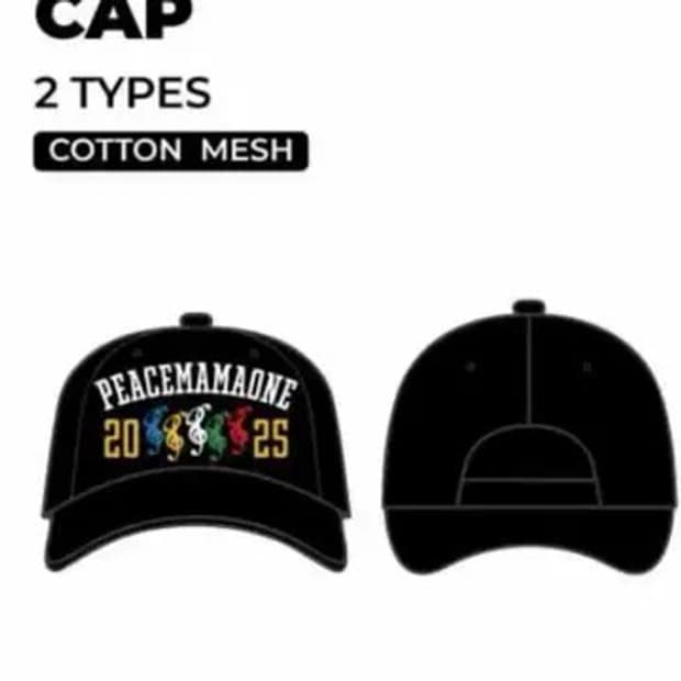 피스마이너스원 x MAMA 콜라보 코튼/메쉬 캡