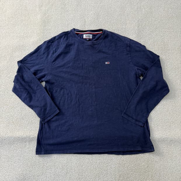 XL 타미진스 스몰로고 긴팔티 0203T