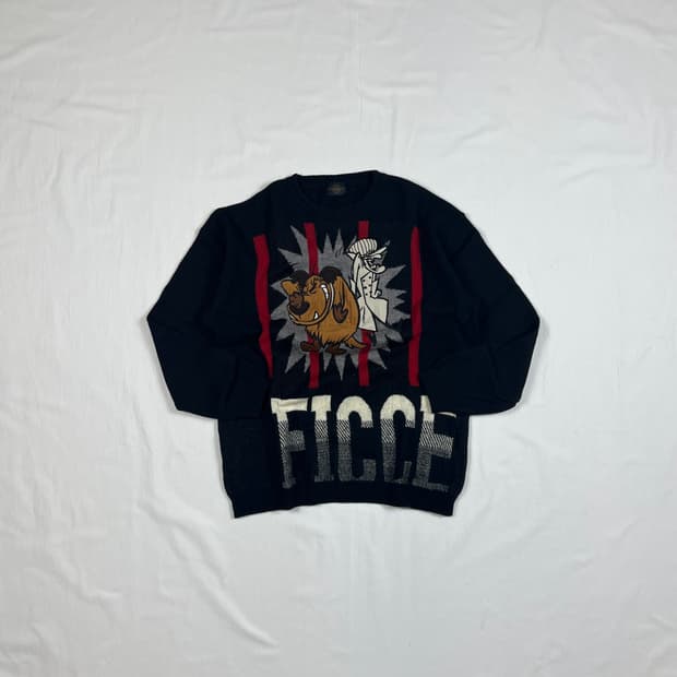 90’s 98년도 ficce jeans 웨키레이스 니트