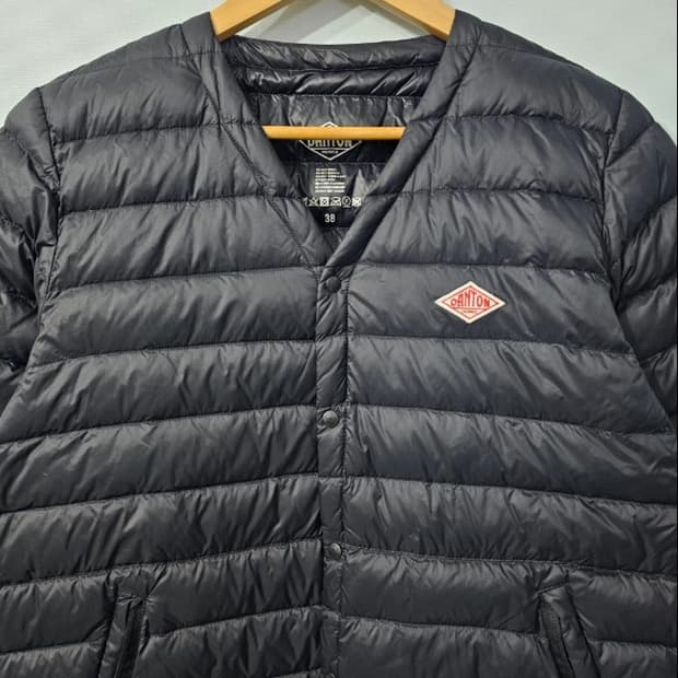 단톤 경량 패딩 블랙 ~66