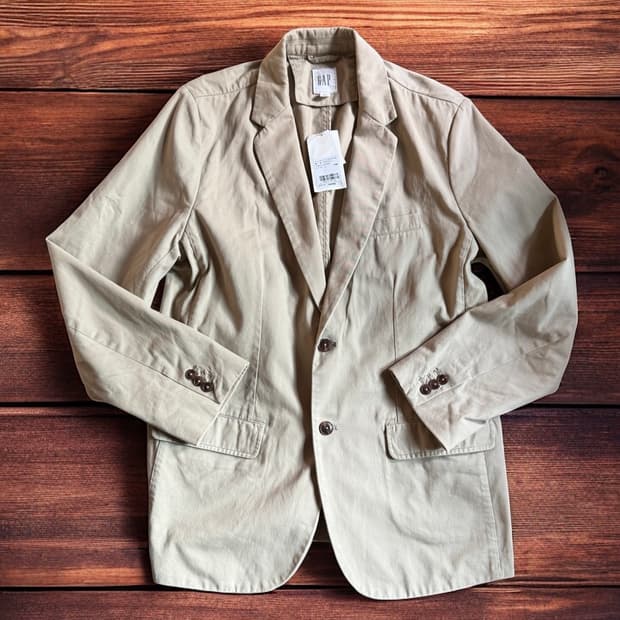 갭 트윌 코튼 블레이저 자켓