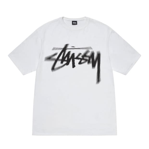 스투시 디지 스탁 반팔 티셔츠 화이트 L