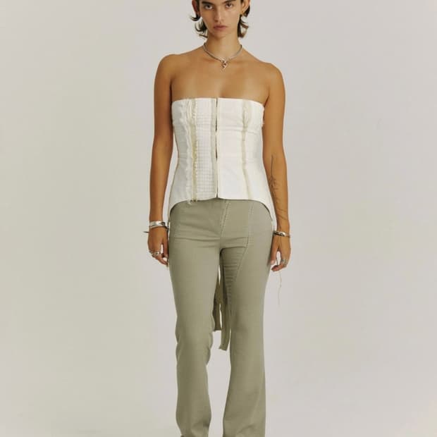 혜인서 크로스 스티치 팬츠 01