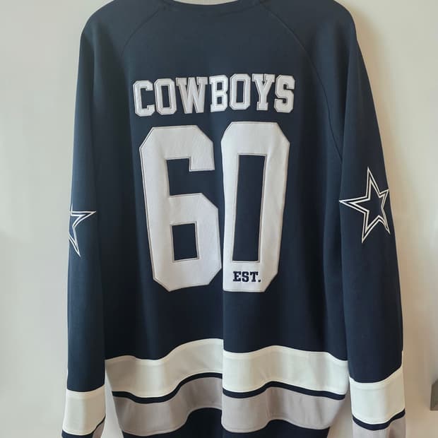 뉴에라 NFL 댈러스 카우보이스 맨투맨 다크 네이비