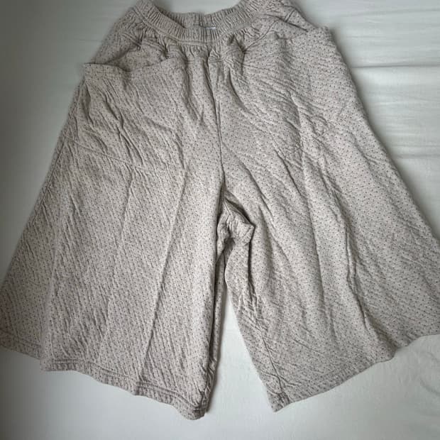 Cozy dot pocket pants_beige
