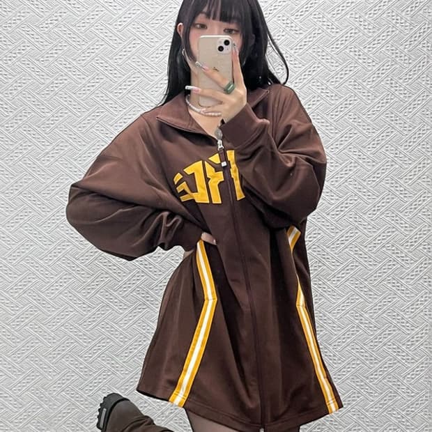 나이키 레트로 00's 초코브라우니 포스 져지 집업 L C12631