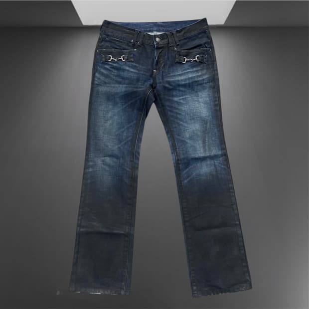 급처) Buffalo Bobs Black Coated Jeans