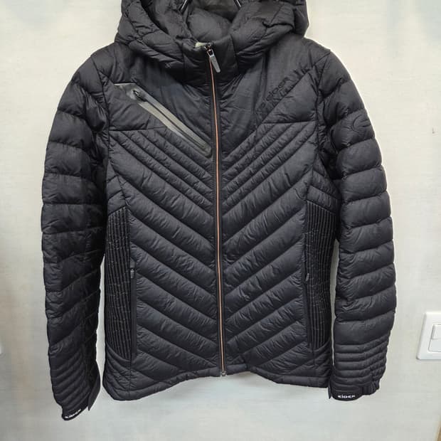 아이더 여성 글리도 경량패딩 후드 다운자켓 L