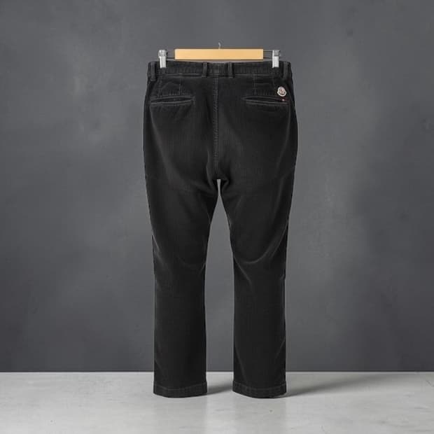 52/ 몽클레어 코듀로이 백패치 팬츠