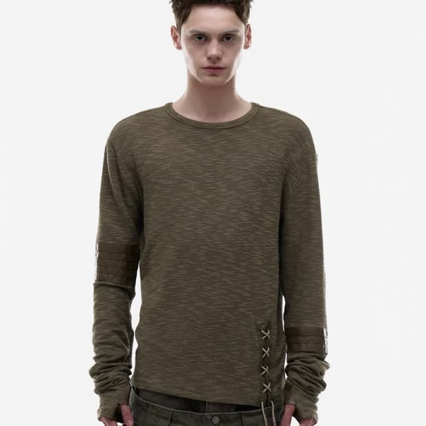 Op. 07 REIN PATCH LONG SLEEVE BROWN