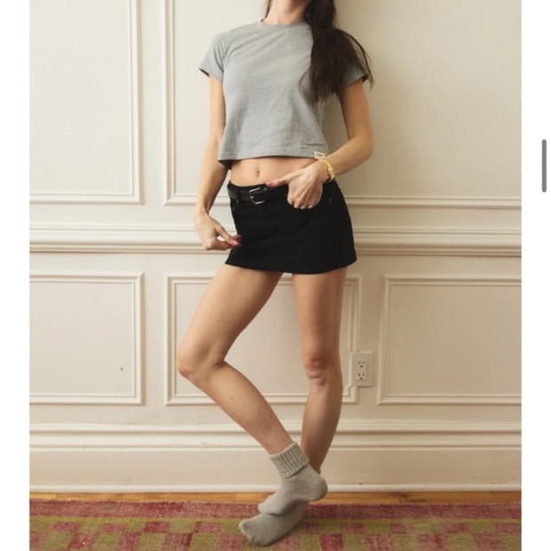 글로니 glowny 99 LOW-RISE mini SK xs