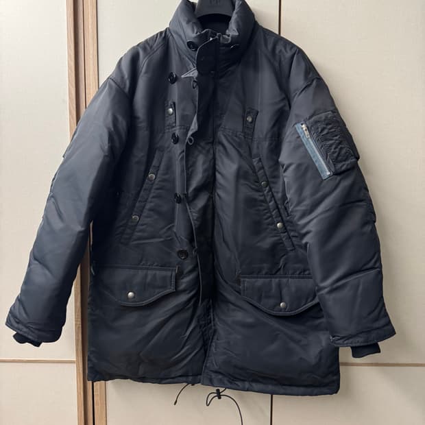 올리브드랩서비스 에어크루맨 파카 v2 블랙