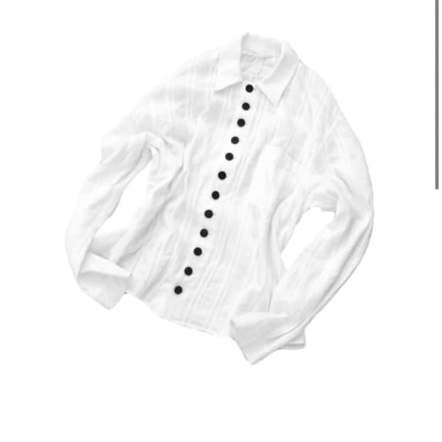 구매 ) 한솔킴 셔츠  카키시부셔츠 