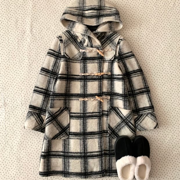 As know as 체크 떡볶이 코트