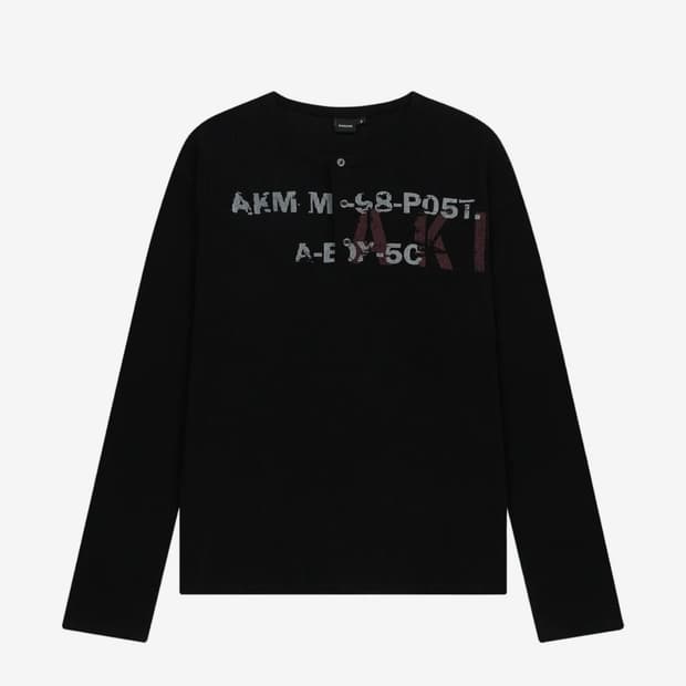 아캄 와플 헨리넥 롱슬리브 (1사이즈)