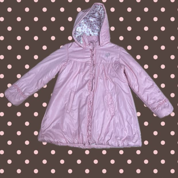 히메갸루 베이비핑크 패딩