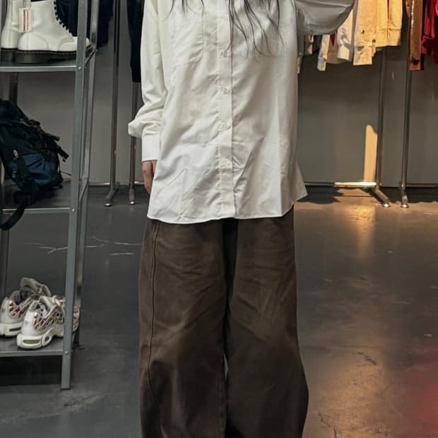 지방시 린넨 화이트 셔츠 A3307