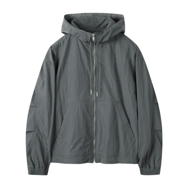 [48(100)] 커스텀멜로우 라이트 후드 점퍼 바람막이 자켓