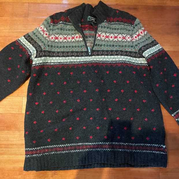 Lauren Ralph Lauren 여성용 램스울 하프집업 니트 1X