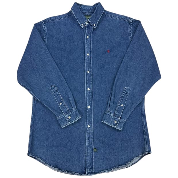 (XL)90'S POLO COUNTRY 데님셔츠-M1654