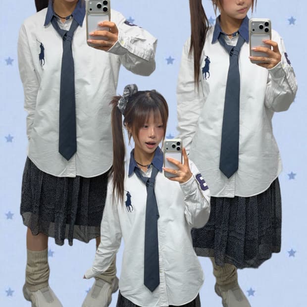 폴로 니혼진 프레피 코디 🫧