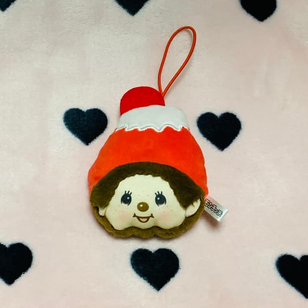 몬치치 후지산한정 인형 키링