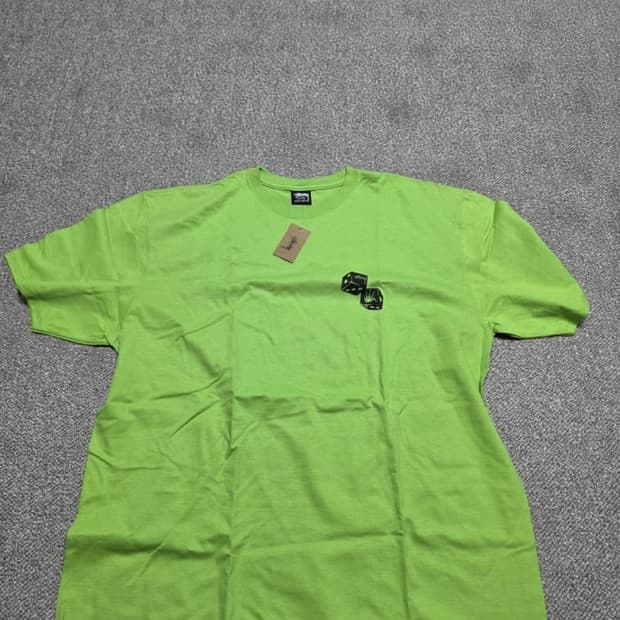 (XL) 스투시 쉐이커스 반팔티 형광