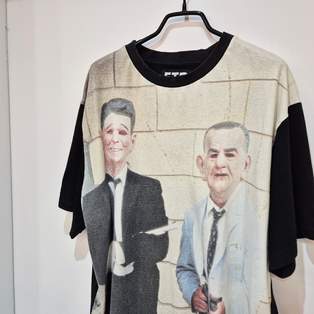 FTP 포인트 브레이크 반팔 티셔츠 블랙 키스에이프