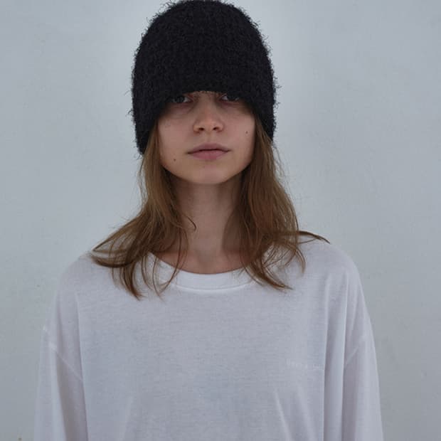 낫띵에브리띵 헤어리 비니 블랙