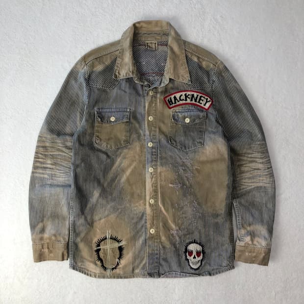 빈티지 데님 셔츠 자켓