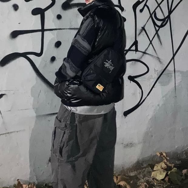 스투시 슬링백 크로스백 잡지부록 정품 