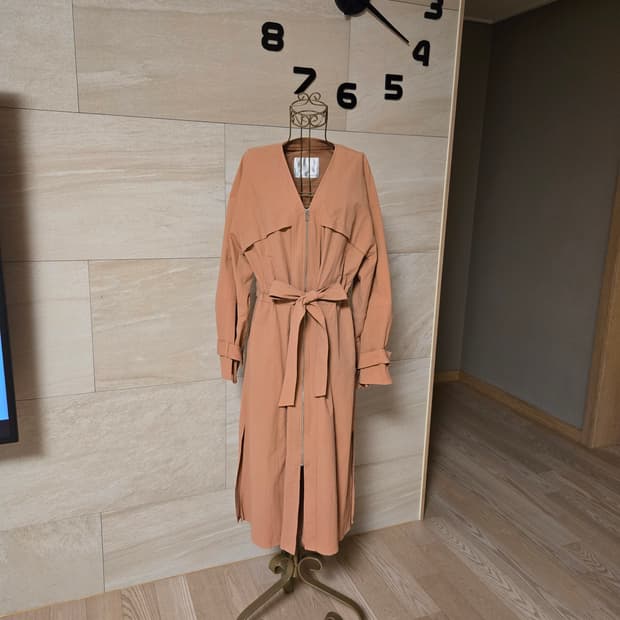 [55] 레니본 밸트 롱 자켓