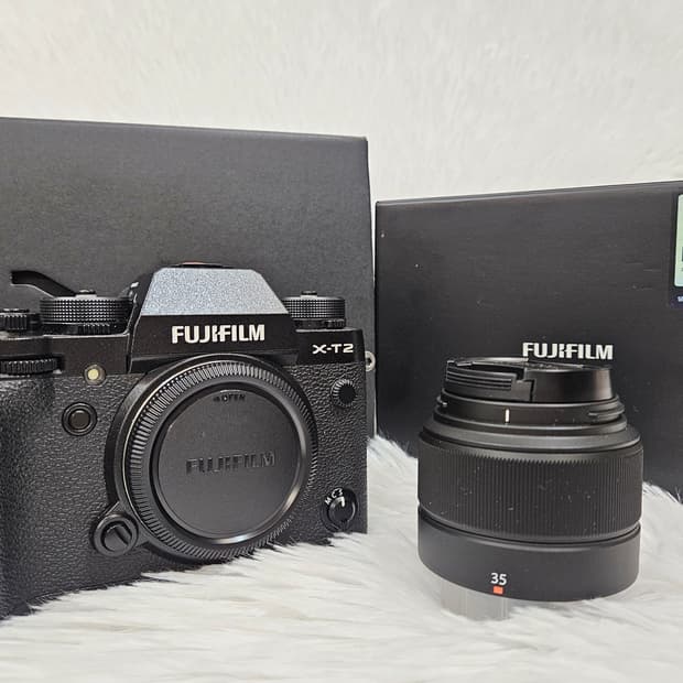 [민트] 후지필름 X-T2 + XC 35.2 미러리스 카메라 판매