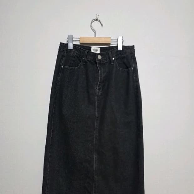 흑 청 스커트
