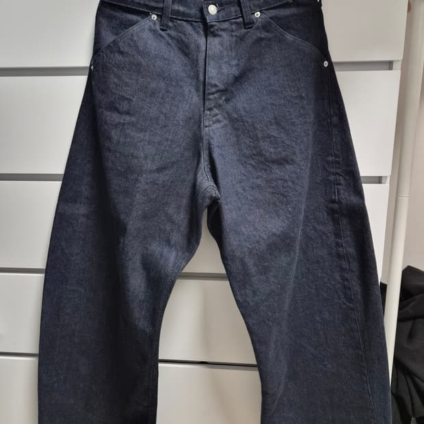 해칭룸 와이드커브진 인디고 3 (샘플세일 구매)