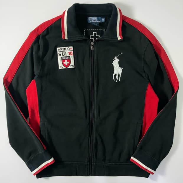 Polo  폴로 랄프로렌 코튼 빅포니 스위스 집업  