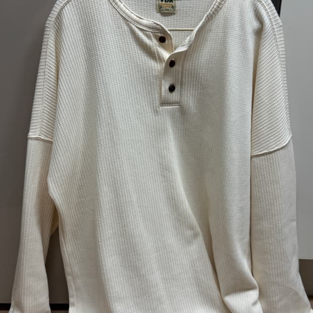 비디알 헨리넥 크림 L사이즈