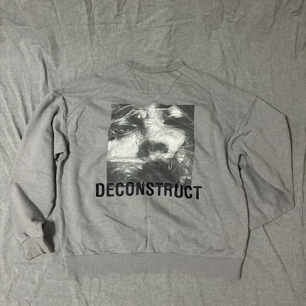 준지 백로고 그레이맨투맨 M사이즈