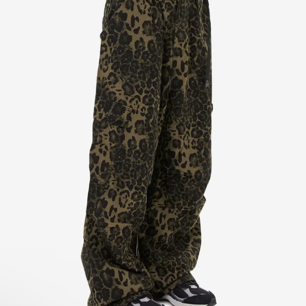 OY 오와이 레오파드 카고 팬츠 바지