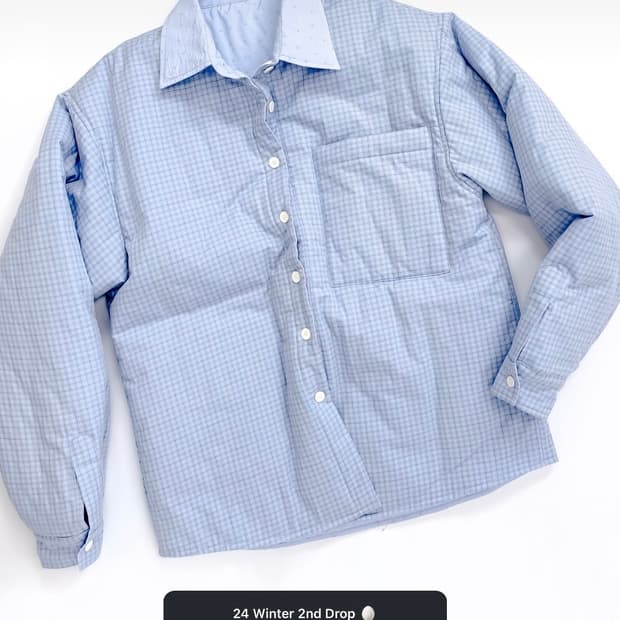 샵페어리 패디드 자켓 셔츠 패딩